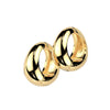 Earcuff wide oval non-piercing clip