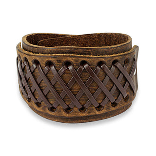 Armband Braun Geknotet