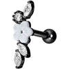 Titan Barbell Perlmutt Blume Zirkonia