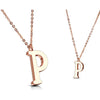Necklace Letters A-Z Roségold