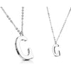 Necklace 316L Pendant with Chain Alphabet Initial