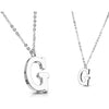 Necklace 316L Pendant with Chain Alphabet Initial