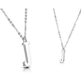 Necklace 316L Pendant with Chain Alphabet Initial