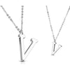Necklace 316L Pendant with Chain Alphabet Initial