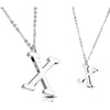 Necklace 316L Pendant with Chain Alphabet Initial