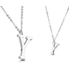 Necklace 316L Pendant with Chain Alphabet Initial