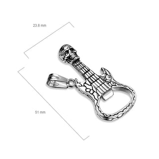 Anhänger Guitarre Silber Flaschenöffner