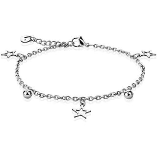 Armband Stern Kugel Silber