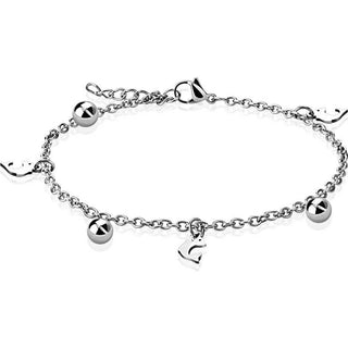 Armband Delfin Kugel Silber
