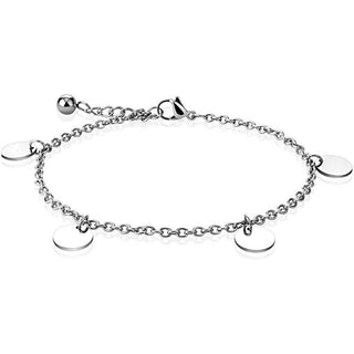 Armband Plätchen Silber