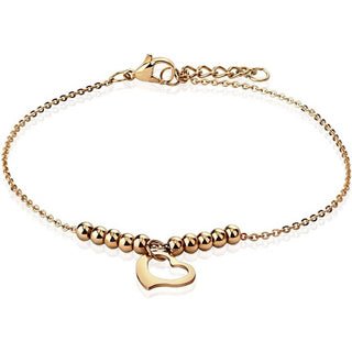 Armband Herz  Kugel Gold