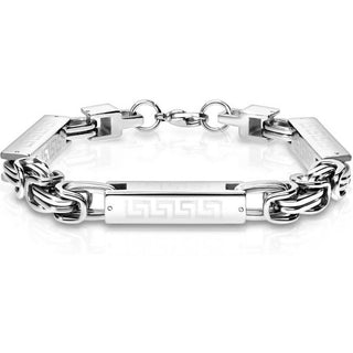 Armband Maze Quadrat Silber