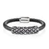 Armband Schwarz Geflochten Magnet