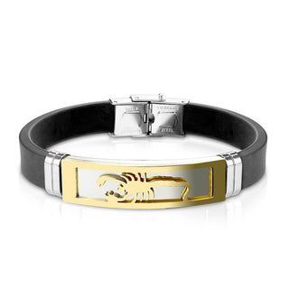 Armband Schwarz Skorpion