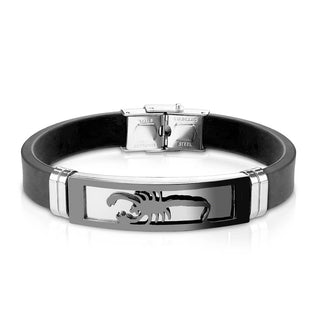 Armband Schwarz Skorpion