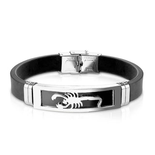 Armband Schwarz Skorpion