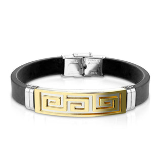 Armband Schwarz Labyrinth
