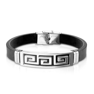 Armband Schwarz Labyrinth
