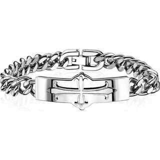 Armband Kette Kelten Kreuz Silber
