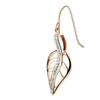 Ohrring Blatt Zirkonia