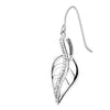 Ohrring Blatt Zirkonia