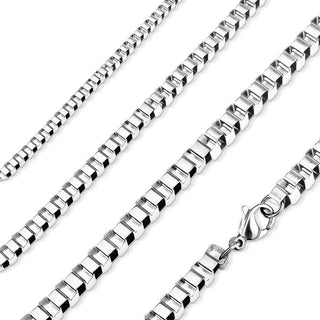 Halskette Box Kette Silber