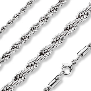 Halskette Kette Seil Silber