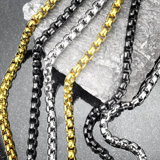 Halskette Box Kette Gold