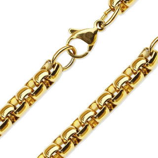 Halskette Box Kette Gold