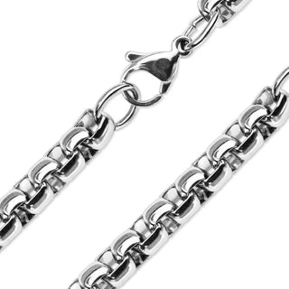 Halskette Box Kette Silber