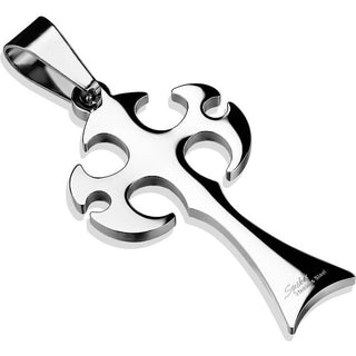 Anhänger Gothic Kreuz Silber