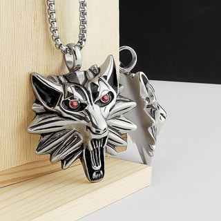 Anhänger Wolf Zirkonia Silber