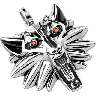 Anhänger Wolf Zirkonia Silber
