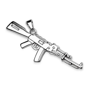 Anhänger Maschinengewehr Gold