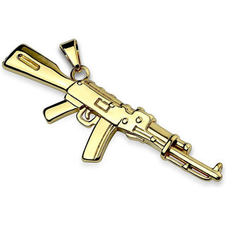Anhänger Maschinengewehr Gold