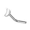 Nasenstecker L-Form Flach Mond