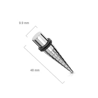 Dehnstab Silber O-Ringe Silikon