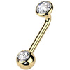Titan Christina Piercing Zirkonia Innengewinde