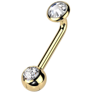 Titan Christina Piercing Zirkonia Innengewinde