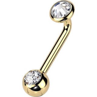 Titan Christina Piercing Zirkonia Innengewinde