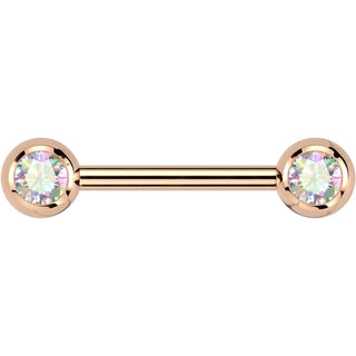 Titan Nippelpiercing Zirkona Innengewinde