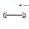Titan Nippelpiercing Zirkonia Innengewinde