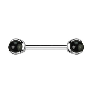 Nippelpiercing Halbedelstein Innengewinde