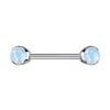 Nippelpiercing Halbedelstein Innengewinde