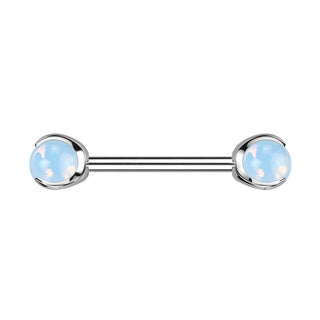 Nippelpiercing Halbedelstein Innengewinde