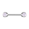 Nippelpiercing Halbedelstein Innengewinde