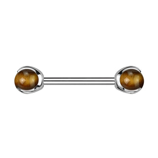 Nippelpiercing Halbedelstein Innengewinde