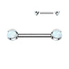 Titan Nippelpiercing Opal Innengewinde