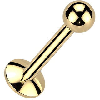 Titanium Labret ball 4mm base Internally Threaded