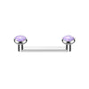 Surface Barbell Opal Flach Innengewinde